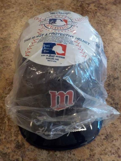 Minnesota Twins Souvenir Helmet Autographed by Harmon Killebrew with Certificate of Authenticity