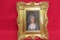 19th. C. Framed KPM Porcelain Plaque - Girl with Blue Ribbon in her Hair