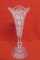 Tall Hawkes Cut Crystal Trumpet Vase