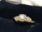 14Kt Antique White Gold Diamond Ring