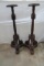 Pair of Very Tall Ornate Plant Stands