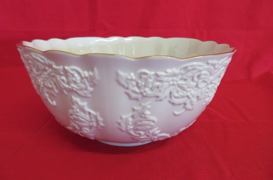 Large Lenox Porcelain Holiday Collections Bowl