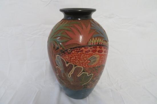 Large Art Pottery Vase by Emmanuel Moldonado