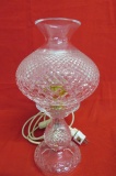 Waterford Crystal Hurricane Electric Lamp