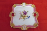 Large Meissen Floral Platter