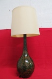McGuire Mid-Century Modern Style Copper Repousse Lamp
