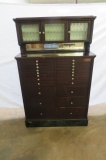 Early Wooden Dental Cabinet