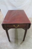 Councill Mahogany Chippendale Dropleaf End Table