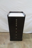 Small Old Dental Cabinet with Crystal Pulls