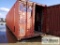 SHIPPING CONTAINER, CONEX TYPE, STEEL CONSTRUCTION, 40FT