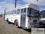 BUS, 1998 BLUE BIRD, 24 PASSENGER, CUMMINS 6CYL DIESEL ENGINE, AUTOMATIC TRANSMISSION