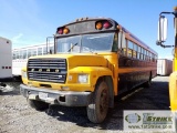 BUS, 1981 FORD BLUE BIRD, 22 PASSENGER, 8.2L GM DETROIT DIESEL ENGINE, MANUAL TRANSMISSION