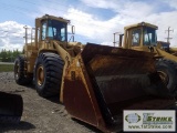 LOADER, 1982 CATERPILLAR 966D, EROPS, QC PLATE WITH FORKS, BUCKET, SNOW BUCKET