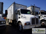 LUBE TRUCK, 1996 KENWORTH T300, CUMMINS C8.3-210 ENGINE, EATON MANUAL TRANSMISSION, WITH LUBE TANKS