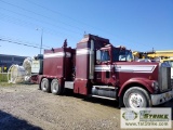 BOILER TRUCK, 1985 INTERNATIONAL, CUMMINS NTC 300 ENGINE, FULLER TRANSMISSION, WITH HAUCK BLOWER-BUR