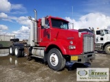 TRACTOR, 1990 KENWORTH T800, CAT 3406 ENGINE, FULLER MANUAL TRANSMISSION, WET KIT