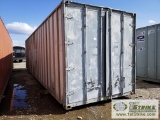 SHIPPING CONTAINER, CONEX TYPE, STEEL AND ALUMINUM CONSTRUCTION, 35FT