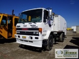 SWEEPER, 1990 GMC ELGIN, ISUZU TURBO DIESEL, AUTO TRANSMISSION