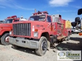 FIRETRUCK, 1979 GMC, CATERPILLAR 3208 ENGINE, AUTOMATIC. NO TITLE