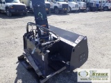 SKIDSTEER SNOWBLOWER ATTACHMENT, 2009 PALADIN FFC MODEL:11005C-0815 ITEM APPEARS UNUSED