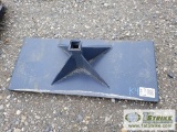 SKIDSTEER RECEIVER PLATE ATTACHMENT, ITEM APPEARS UNUSED