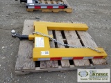 TRAILER MOVING ATTACHMENT. FORK POCKETS, RECEIVER HITCH, 4000 LB CAPACITY, ITEM APPEARS UNUSED