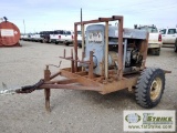 WELDER, LINCOLN SHIELD ARC SA-200 F163, 4CYL FAIRBANKS MORSE GAS ENGINE, TRAILER MOUNTED