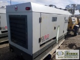 GENERATOR, WACKER NEUSON G50, 38KW, JOHN DEERE 4CYL DIESEL ENGINE, SKID MOUNTED