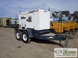 GENERATOR, 2014 AIRMAN POWER PRO 65, MODEL SDG65S8B1, TRAILER MOUNTED, SERIAL NO:1478B10405