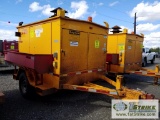 HEATER, EQUIPMENT SOURCE ES700, 4CYL KUBOTA DIESEL ENGINE, TRAILER MOUNTED