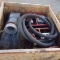 1 CRATE. 2EA PORTABLE GAS ENGINE PUMPS AND HOSE