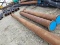 1 ASSORTMENT. MISC HOSE AND PIPE, INCLUDING: 2EA 10IN X 10FT8IN STEEL WITH FLANGES, 1EA 10IN X 18FT5