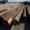 8 EACH. POWER POLES, MISC SIZES, APPRX 31 FEET