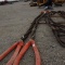 2 EACH. WIRE ROPE LIFTING SLINGS, 1 3/8IN, 1EA 25FT, 1EA 24FT 2IN. 121 TON CAPACITY