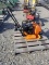 PLATE COMPACTOR, MODEL C90T, SINGLE CYL GAS ENGINE. ITEM APPEARS UNUSED