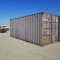 SHIPPING CONTAINER, CONEX TYPE, 20FT, WITH CONTENTS INCLUDING OIL CONTAINMENT BOOM