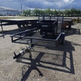 2 EACH. UTILITY TRAILERS, 1EA 2005 CARRY-ON, 5FT X 8FT WITH FOLDING RAMP, 1EA PRECISE FIT, LAWN AND