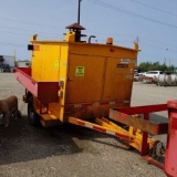 HEATER, 2008 EQUIPMENT SOURCE ES700, TRAILER MOUNTED, 4CYL KUBOTA DIESEL ENGINE