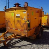 HEATER, EQUIPMENT SOURCE ES700, TRAILER MOUNTED, 4CYL KUBOTA DIESEL ENGINE