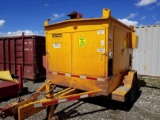 HEATER, EQUIPMENT SOURCE ES700, TRAILER MOUNTED, 4CYL KUBOTA DIESEL ENGINE