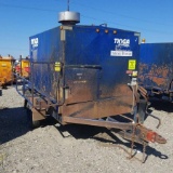 HEATER, TIOGA IDF 3K SCO, TRAILER MOUNTED, 900000 BTU PER HOUR MAX, 4CYL KUBOTA DIESEL ENGINE