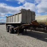 TRAILER, 1974 DUMP BED, ALUMINUM. NO TITLE