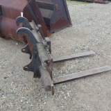 LOADER ATTACHTMENT, FORKS, 4FT, QUICK ATTACH, FITS CAT IT28