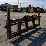 LOADER ATTACHMENT, 6 FT FORKS, FITS CAT 966C AND IT62, 4IN HOOPS