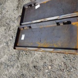 SKIDSTEER ATTACHMENT, HD BLANK PLATE