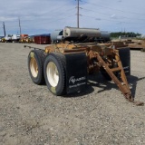 SEMI TRAILER, 5TH WHEEL DOLLY, TANDEM AXLE. NO TITLE