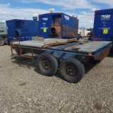 UTILITY TRAILER, TANDEM AXLE, 3500LB AXLES, 8FT X 15FT. NO TITLE