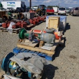 7 PALLETS. VALVES AND COMPONENTS, FISHER 4IN, CAMERON 4/6IN, 8IN 800 CLASS CHECK VALVES