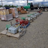 8 PALLETS. VALVE ACTUATORS, ELM, 24IN, GROVE