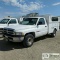 2001 DODGE RAM 2500, 5.9L MAGNUM GAS, 2WD, UTILITY BED, WITH TOPPER